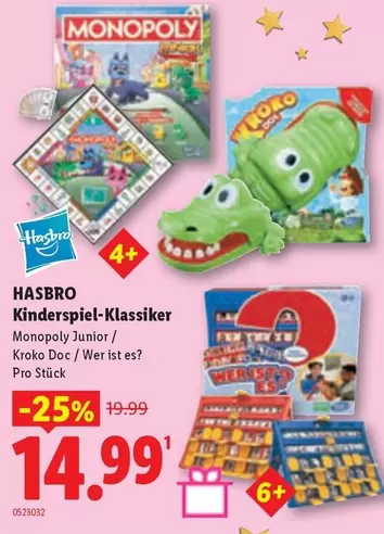 Monopoly - Junior / Kroko Doc / Wer Ist es?