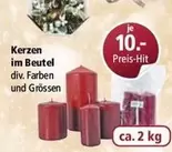 Kerzen im Beutel