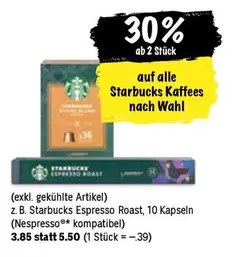 Wahl - Starbucks Kaffees
