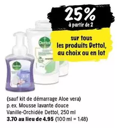 Dettol - Mousse lavante douce Vanille-Orchidée