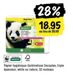 Papier hygiénique Goldmelisse