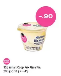 Riz au lait
