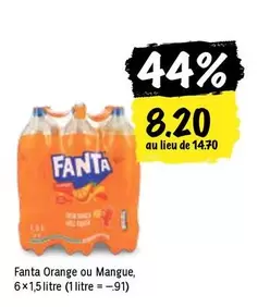 Fanta Orange ou Mangue
