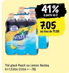 Thé glacé Peach ou Lemon