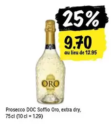 Prosecco DOC Soffio Oro, extra dry