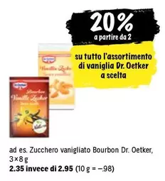 Zucchero vanigliato Bourbon