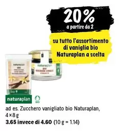 Zucchero vanigliato bio