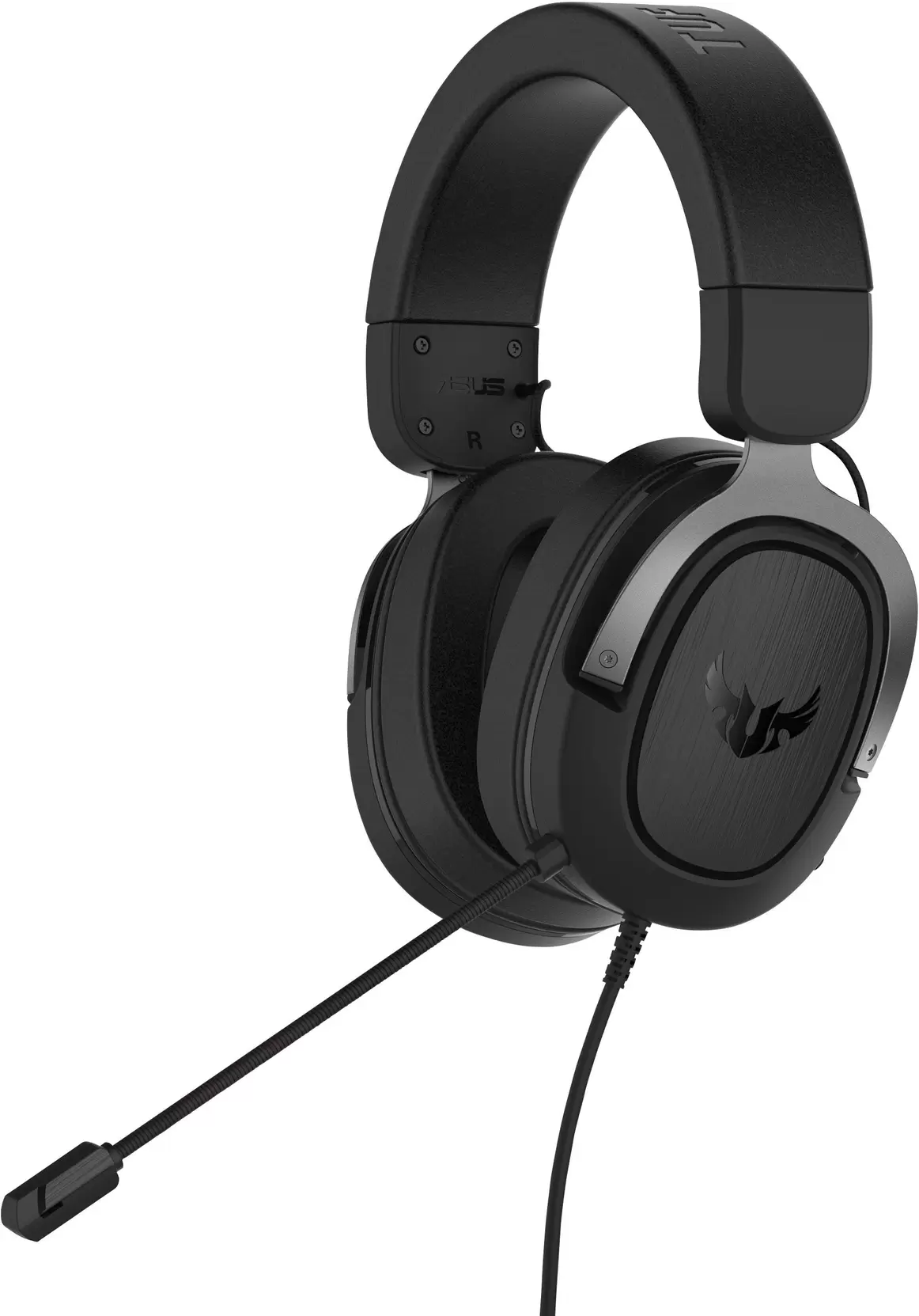 Asus TUF H3 Gaming  Over Ear Headset kabelgebunden 7.1 Surround Gun Metall