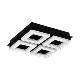 LED WAND-/DECKENLEUCHTE SCHWARZ/KRISTALL 'FRADELO 1'