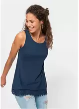 Top mit Spitze (2er-Pack)