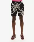 17-Zoll Badeshorts aus recyceltem Material mit Hawaii-Print