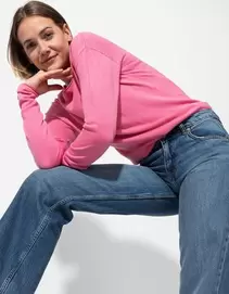 Pullover - Weiches Material - pink