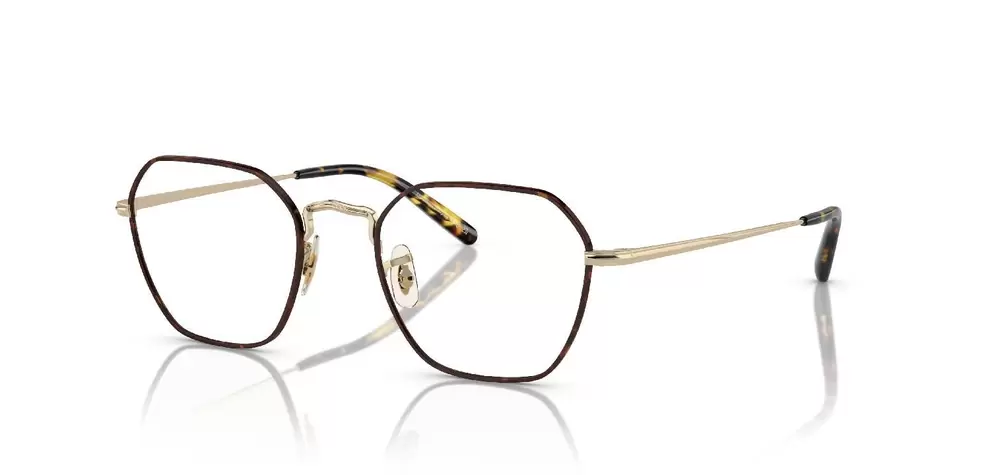 Oliver Peoples Sechseckig Brillen 0OV1334 Havana für Damen/Herren