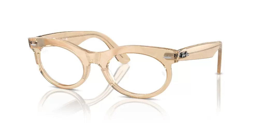 Ray-Ban Oval Brillen 0RX2242V Braun für Damen/Herren