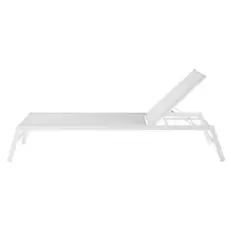 Hawai - Bain de soleil en aluminium blanc