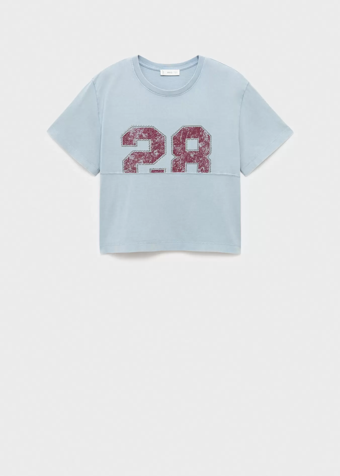 Bedrucktes Baumwoll-T-Shirt