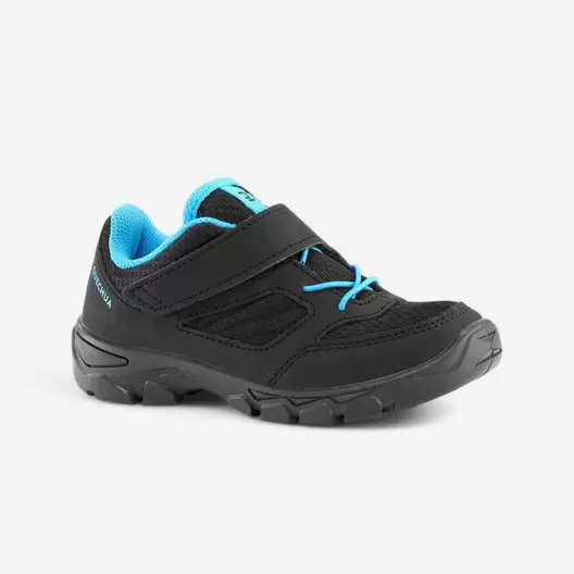 Chaussures de randonnée enfant avec scratch - NH100 noir- 24 à 34