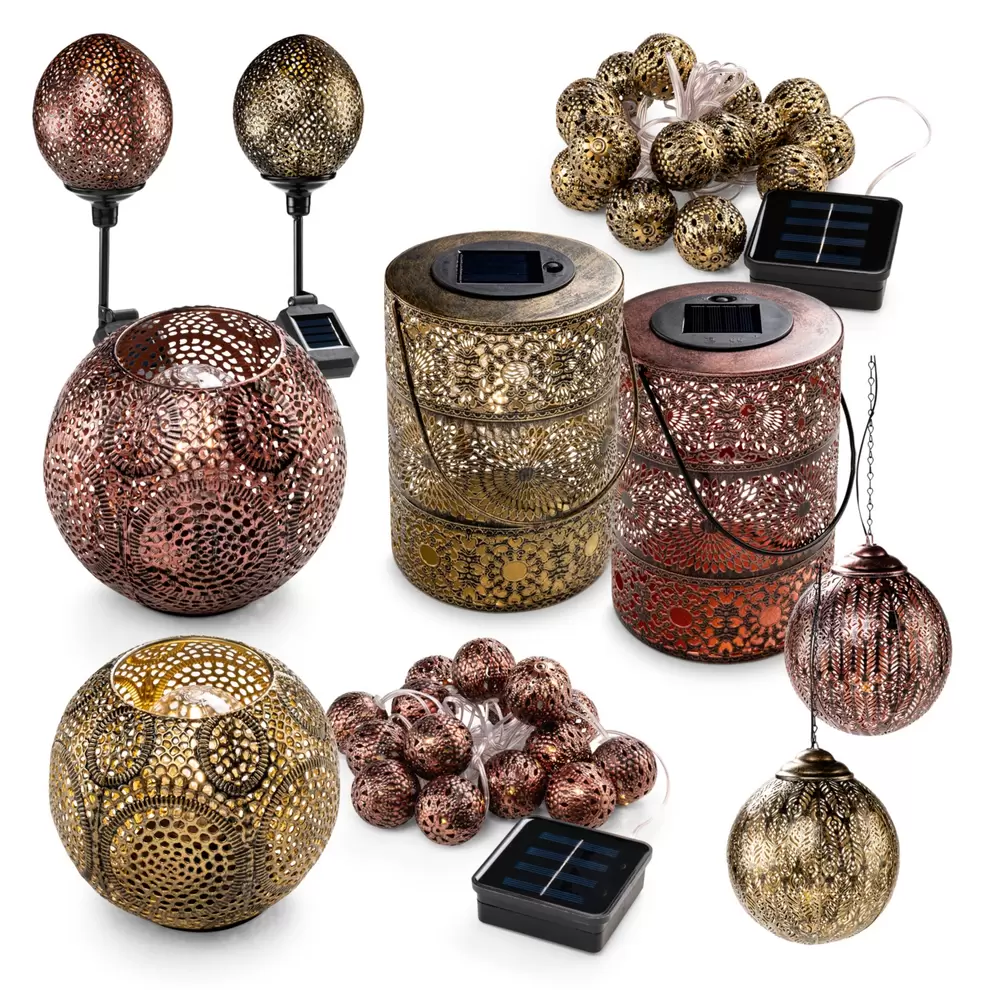 BELAVI Solar LED orientalische Leuchte