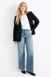 Wide leg jeans - high waist