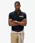 Klassisches Poloshirt mit Applikation