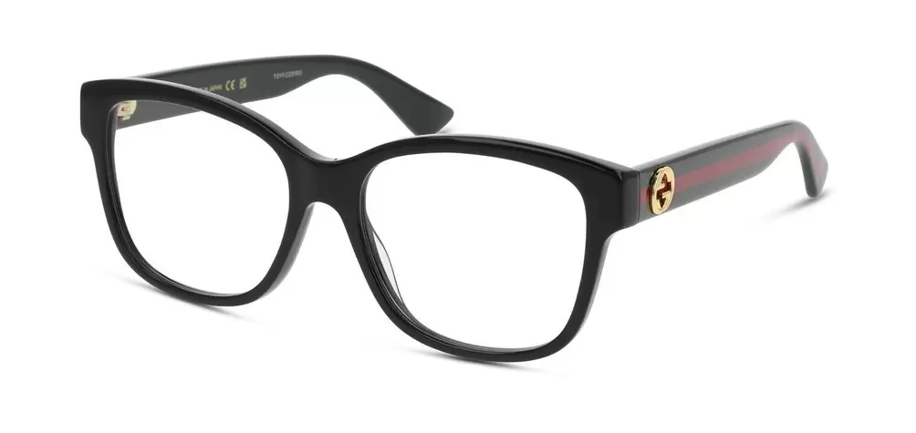 Gucci Schmetterling Brillen GG0038ON Schwarz für Damen