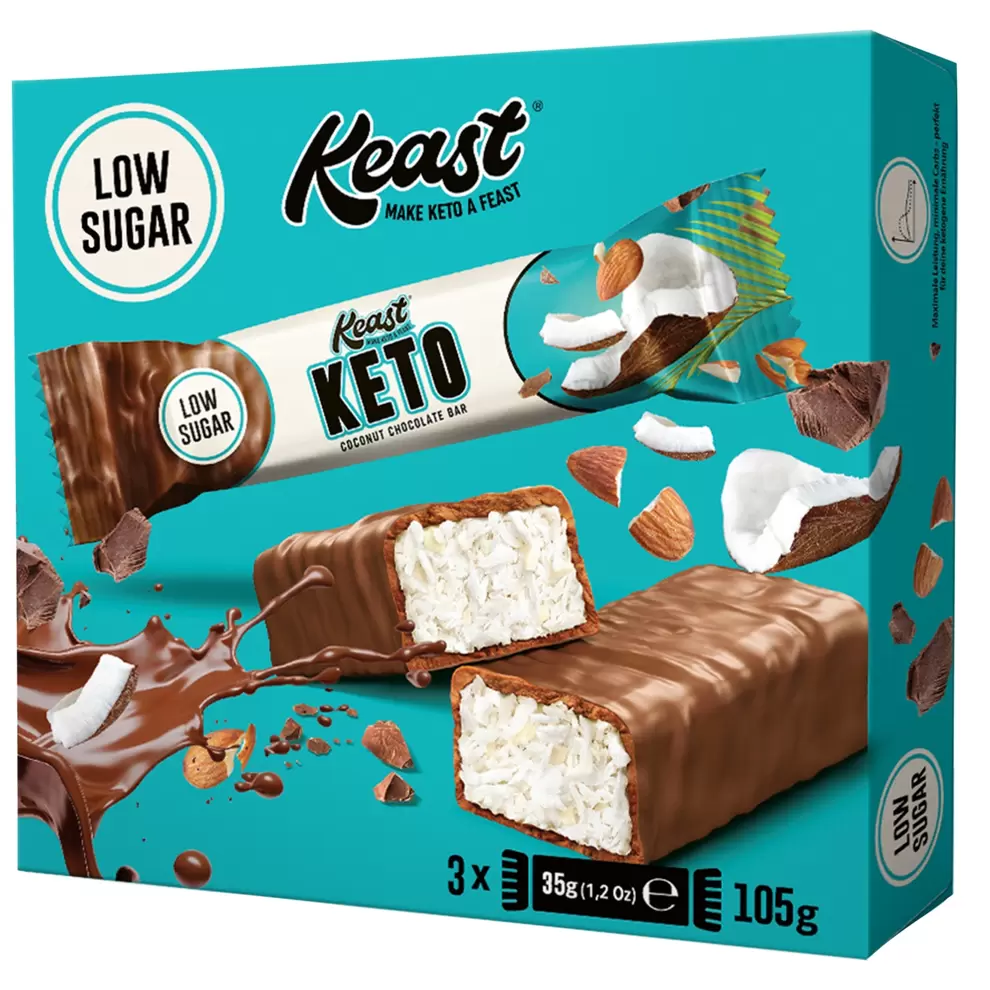 Keto Riegel Coconut Chocolate