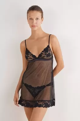 Babydoll aus Spitze und Tüll All About Flowers