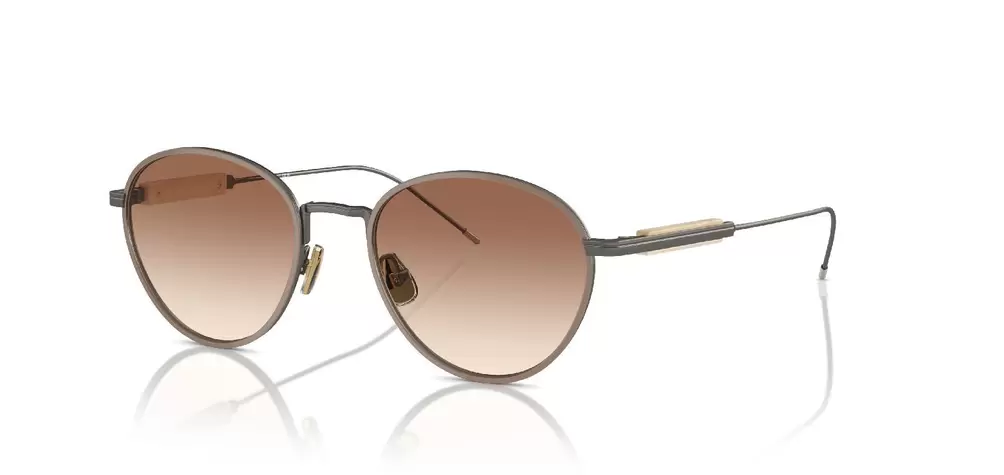 Brunello Cucinelli Rund Brillen 0BC1003T Grau für Damen/Herren