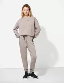 Jogginghose - Scuba - beige