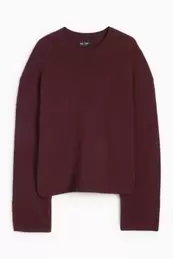 Jumper with cashmere - wool blend