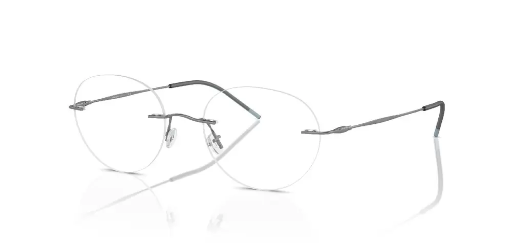 Giorgio Armani Rund Brillen 0AR5147 Grau für Herren