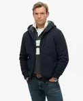 Teddy-Gefütterter Zip Hoodie