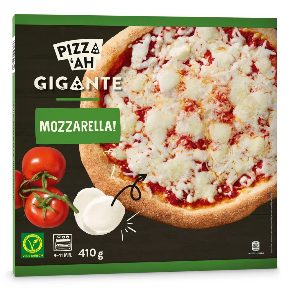 PIZZ'AH Gigante, Mozzarella