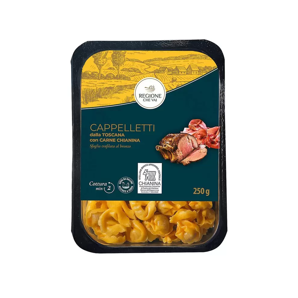 REGIONE CHE VAI Pasta Gourmet aus der Toskana, Chianina-Fleisch