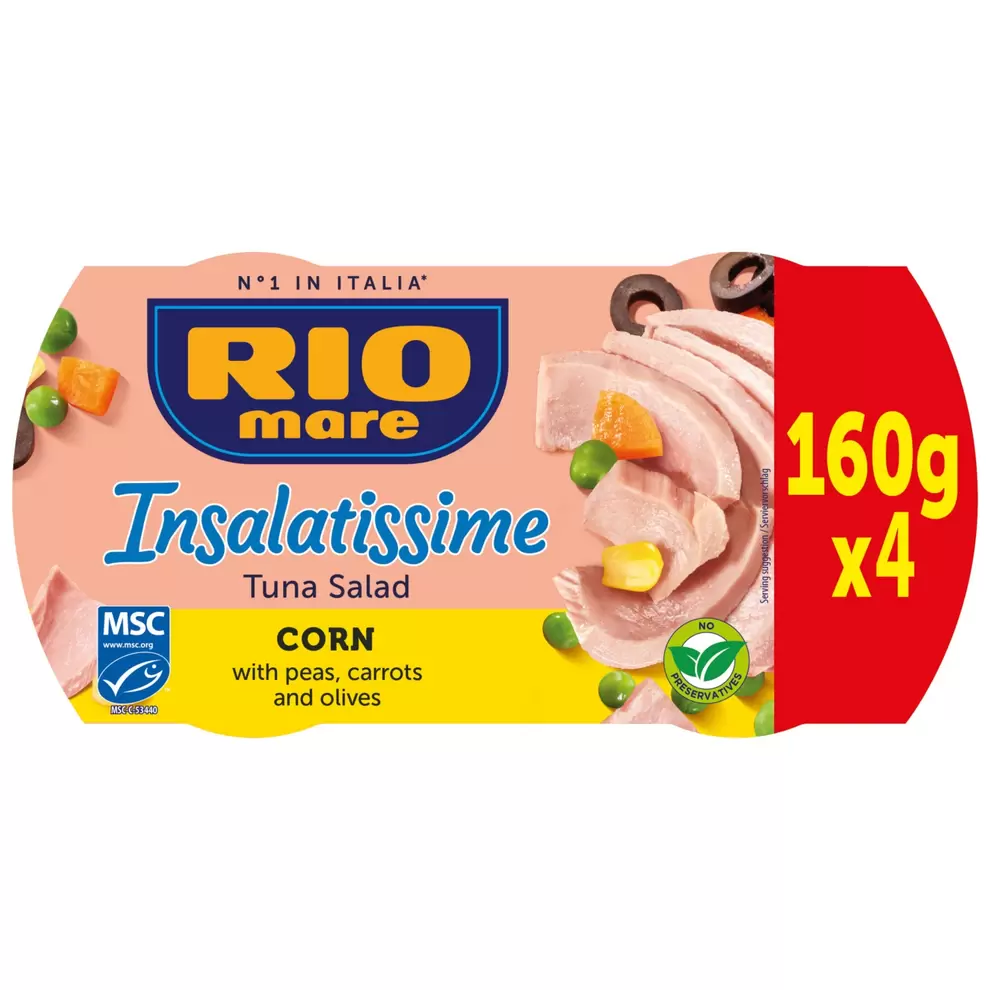 RIO MARE Insalatissime, Mais 4x160g