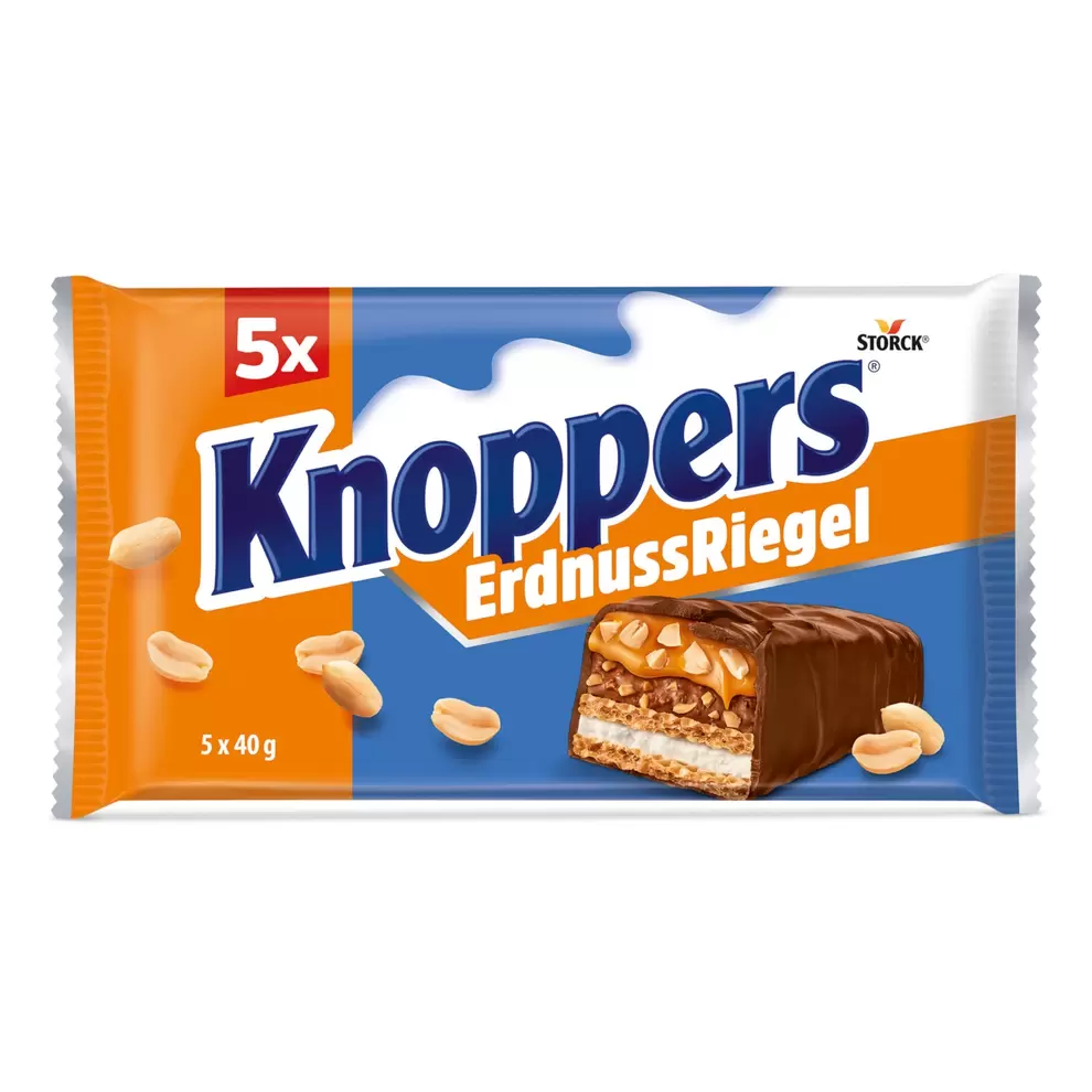 STORCK Knoppers Riegel, Erdnussriegel