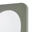 Adem - Grand miroir rectangulaire vert kaki 70x150