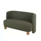 Hilly Business - Banquette professionnelle 1/2 places bouclettes vert kaki