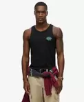 Contrast Script Tanktop