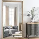 VALENTINE - Grand miroir rectangulaire à moulures irisées 120x210