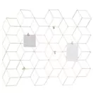 MODERN - Pêle-mêle en métal filaire doré 74x63