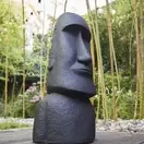 MOAI - Statue géant île de Pâques noire H81