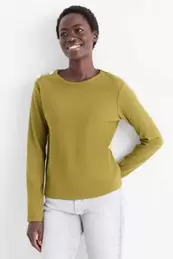 Sweatshirt - gerippt