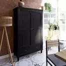 DOUMA - Vase en verre noir et transparent