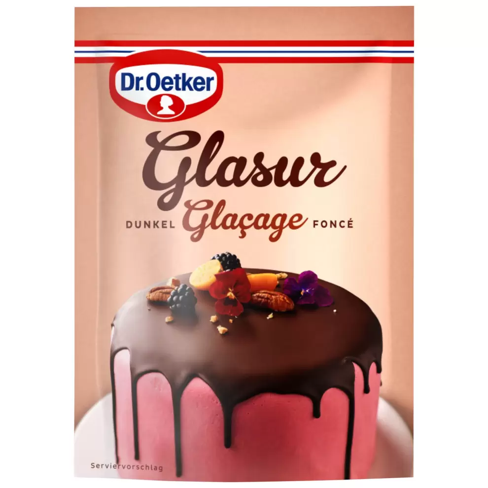 DR. OETKER Kuchen-Glasur, dunkel