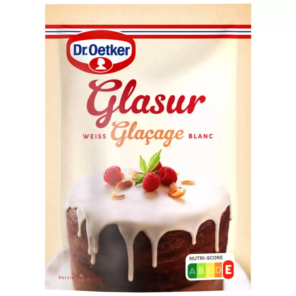 DR. OETKER Kuchen-Glasur, Weiss