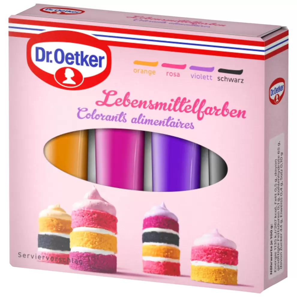 DR. OETKER Lebensmittelfarbe, RVSO