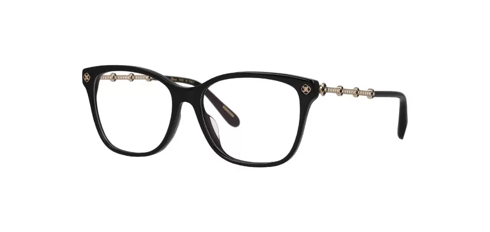 Chopard Quadratisch Brillen VCH352S Schwarz für Damen