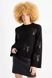 Pullover - Glanz-Effekt