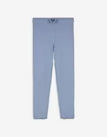 Leggings - Rippenstruktur - hellblau
